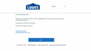 www.lowes.com/survey - Win $500 Gift Card - Lowes Survey